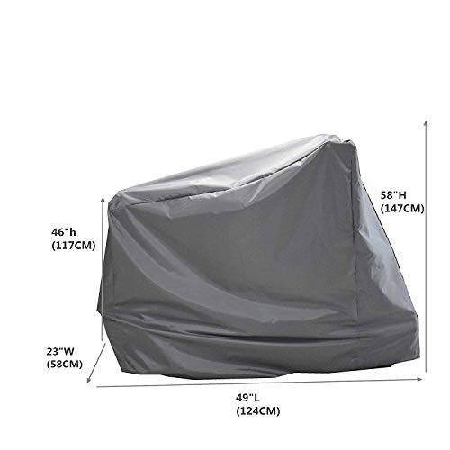 Exercise Bike Cover, Upright Indoor Cycling Protective Cover Dustproof