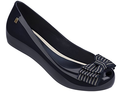 Melissa Womens Ultragirl Sweet XIII Ballet Flat Navy Size 8