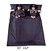 Campstoor Lightweight Warm Roomy Han Cotton Sleeping Bag Liner, Comfortable Travel, Youth Hostels, Picnic (Schungite, 83