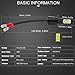 KaTur H3 LED Fog Light Bulbs Extremely Bright 2400 Lumens Max 75W High Power LED for Daytime Running Light DRL or Fog Lights, Xenon White (H3 White)