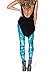 QZUnique Leggings for Women, Halloween Full-Length Printed Legging Footless Elastic Yoga Pants, Regular and Plus Size