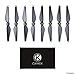 CamKix Replacement Propellers Compatible with DJI Mavic Air - 4 or 8 Blades (Black) (2 Sets of 8 Blades)