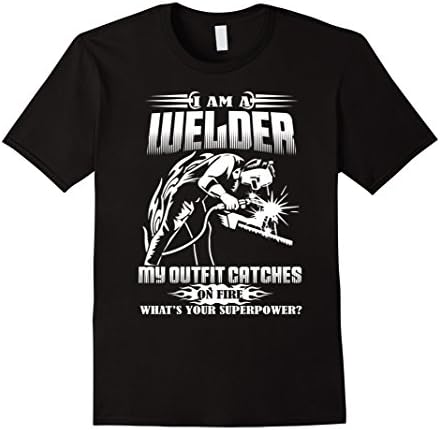 Men's I Am A Welder T-Shirt 2XL Black
