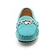 SUNROLAN Women's Polyurethane Suede Round Toe Flats Slip-Ons Loafers Casual Moccasins Shoes