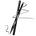 HeyBeauty Eyeliner Eyebrow Pencil Waterproof Automatic Eyebrow Pencil Eyeliner 2 in 1 Makeup Cosmetic Tool, Red Brown-4#