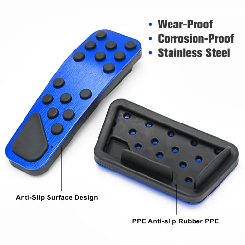 KVR Fit for 2023 Dodge Challenger Pedals，Aluminum Alloy Pedal Cover