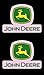 Chroma 000379 Stick-Onz Pink 'John Deere' Decal