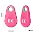 Dangchu Smart Finder Bluetooth Locator Pet Tracker Alarm GPS Tracker Key Wallet Car Kids Pet Dog Cat Child Bag Phone Locator Selfie Shutter Wireless Anti Lost Alarm Sensor 2pcs Random color