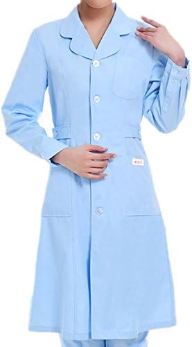 MedicalUniforms Medical Science Physician Chemistry Lab Coats for Women White Blue Pink Green Long
