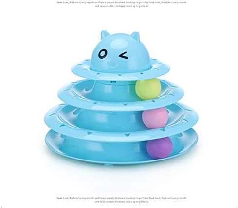 100 品質保証 新作製品 世界最高品質人気 正規品送料無料 正規品送料無料 おもちゃ 猫 激安超特価 猫のおもちゃ三層猫ターンテーブル猫パズル プレイボード漫画かわいい猫インタラクティブおもちゃ脳ゲームおもちゃ B0871sbbyr