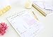 bloom daily planners Undated Weekly Wedding Planning Pad - Bride to Be Checklist Organizer - 8.5