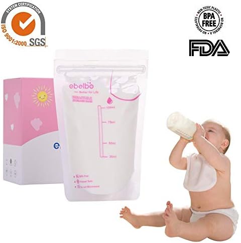 Breast Milk Storage Bag Breastmilk Pouches Leakproof Breast Milk Saver Bags Mother Postpartum Supplies Nursing, Milk Sandwich Saver Bag 100 ML Storage Pouch (30 Piece Pack)
