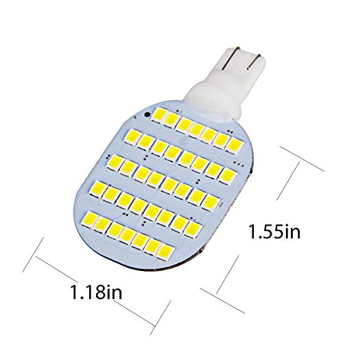 Super Bright 921 LED Bulbs for 12V RV Ceiling Dome Light RV Interior Lighting Trailer Camper, White 600 Lumens (Pack of 20)