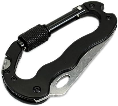 Wrisky 5 in1 Survival Multi Function Hiking Rock Climbing Gear Knife Tool