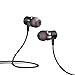 Earbuds, E&jing In-ear Earphones Metal Magnetic Headset Built in Mic 3.5mm Audio Jack Headphones (Black)