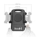 Badalink Bicycle Phone Holder Universal Bicycle&Motorcycle Mount 360 Degrees Rotatable Cradle Clamp Bike Cellphone Cycling Stamp for iOS iPhone Android GPS Rubber Strap Fit Any Smartphone
