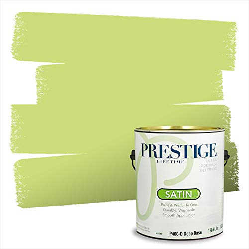 PRESTIGE Paints Interior Paint and Primer In One, 1-Gallon, Satin, Comparable M…