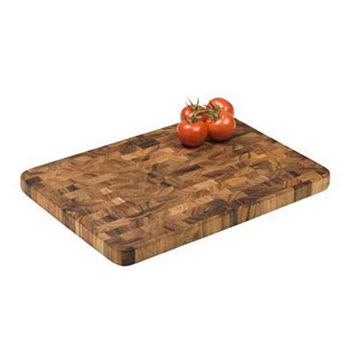 Ironwood Gourmet Large End Grain Prep Station Acacia Wood Cutting Board