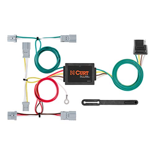 CURT 56011 Vehicle-Side Custom 4-Pin Trailer Wiring Harness for Select Honda Accord, Civic, Fit, Mazda 3, CX 5, Mitsubishi Galant