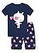Big Girls Cats Pajamas 100% Cotton 2 Piece Kids Sleepwear Clothes Set