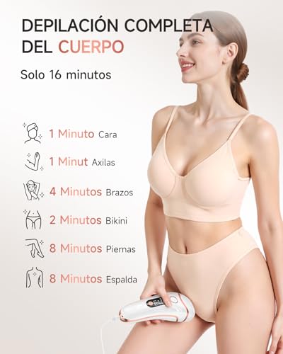 Haarlosy Pulsed Light Epilator, Ultimate Laser Epilator - 9 Energy Levels, 2 Modes, IPL Hair Removal for Armpits, Bodies, Men, Women, Home Salon, 999,999 Flashes IFE05