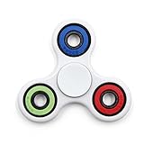 Fatyombine Fidget Spinner Hand Toy ADHD Terminator Ceramic Bearing Higt Speed (White,Blue,Red,Green)