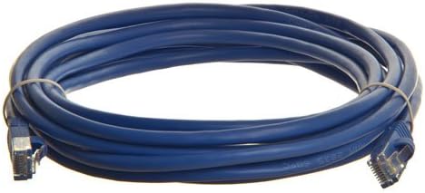 GearIT Cat5e Ethernet Patch Cable 14 Feet - Snagless RJ45 Computer LAN Network Cord, Blue
