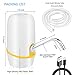 Water Bottle Pump, JZxin USB Charging Automatic Drinking Water Pump Portable Water Dispenser One-button pumping water Fits Universal 5 Gallon Bottle Suitable for Home, Office and Outdoor Camping
