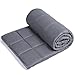Weighted Blanket for Adults with Anxiety by Anjee Therapy, 15 lbs Autism Weighted Blanket for 100 - 150 lbs Persons, for Better Sleep and Stress Relief(60 x 80 Inches, Grey)