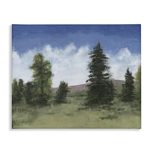 Stupell Industries Looming Trees Rural Landscape Canvas Wall Art Design by Mich…
