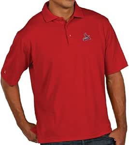 Amazon.com : St Louis Cardinals Classic Pique Polo Shirt (Team Color) by Antigua : Sports & Outdoors
