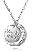 Mother's Day Jewelry Gifts from Son or Daughter 'ALWAYS MY MOTHER FOREVER MY FRIEND' Engraved Crescent Moon Pendant Necklace - Mom Birthday Jewelry Gifts To Best Mom Ever, I Love You Mom Gift (Silver)