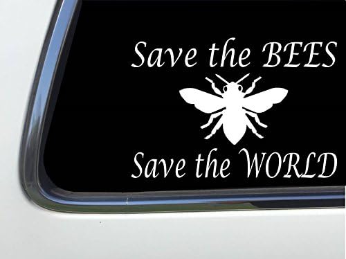 ThatLilCabin - Save The Bees - Save The World 6" decal AS520