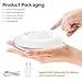White Noise Sound Machine for Sleeping, 20 Non-Looping Soothing Sounds Lullaby Colorful Night Light Timing Baby Therapy Sound Machine, Auto-Off Timer Battery or USB Output Charger (White)