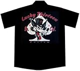 So Cal Wolf Hot Rod Car Work Shirt, Lucky 13