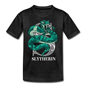 Spreadshirt® Harry Potter Slytherin Coat of Arms Monochrome Kinderen Premium T-shirt
