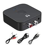 BEZO 5.0 Bluetooth Audio Receiver Adapter,NFC