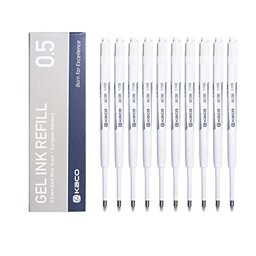 Kaco G2 Gel Ink Refills for Retractable Gel Pens, Fine Point(0.5mm