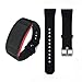 Compatible with Samsung Gear Fit2/Fit2 Pro Bands, Soft Silicone Sport Bracelet Replacement Band Strap for Samsung Gear Fit2 SM-R360/Fit 2 Pro SM-R365 Smart Fitness Band (Black, Small)