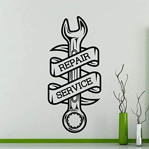 Taller Logotipo Auto Pegatinas De Pared Para Servicio De Reparación