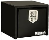 Buyers Products Black Steel Underbody Truck Box w/ T-Handle Latch (14x12x18 Inch)