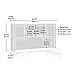 Sauder Harbor View Hutch, Salt Oak finish, Country Rustic, L: 66.14