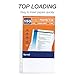 Samsill 100 Pack Clear Sheet Protectors, Economy Grade Protection for Infrequent Document Use, Acid Free and Archival Safe, 8.5 x 11 inches, Top Loading