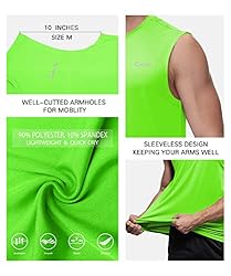 Cakulo Men's Workout Swim Sleeveless Shirts Quick