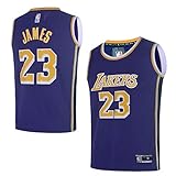 OuterStuff Youth Los Angeles Lakers #23 LeBron James Kids Basketball Jersey