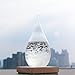 GGPOWER Storm Glass Water Drops Weather Forecast Bottle Storm Bottle Meteorological Display Bottle Creative Glass Crafts Home Decoration (Large)