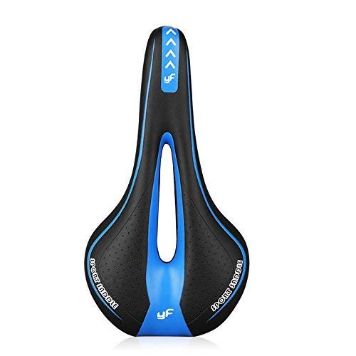 OFKPO Bicycle saddle, silicone bicycle seat, mountain bike saddle, comfort anti-shock seat, non-slip mountain bike