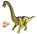 Toy Dinosaur Brachiosaurus Egg Laying Battery Walking Dinosaur Large 12