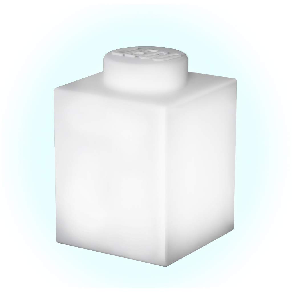 IQ LEGO Iconic 1x1 Silicone Brick Night Light - White