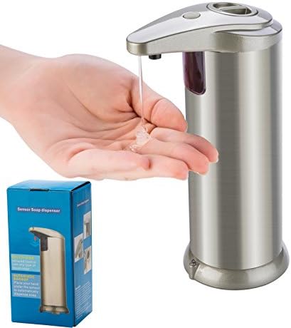 Automatic Soap Dispenser, Forworld Kitchen Touchless Stainless Steel Auto-soap Dispenser